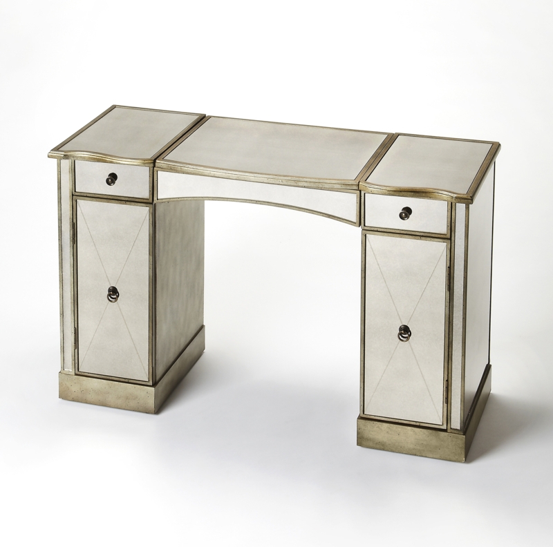 Glam Mirrored Vanity Station