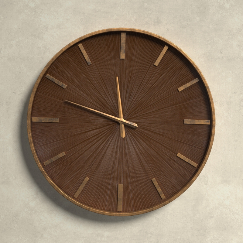 Elegant Hand-Finished Clock