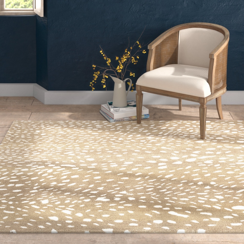 Chic Animal Print Indoor Area Rug