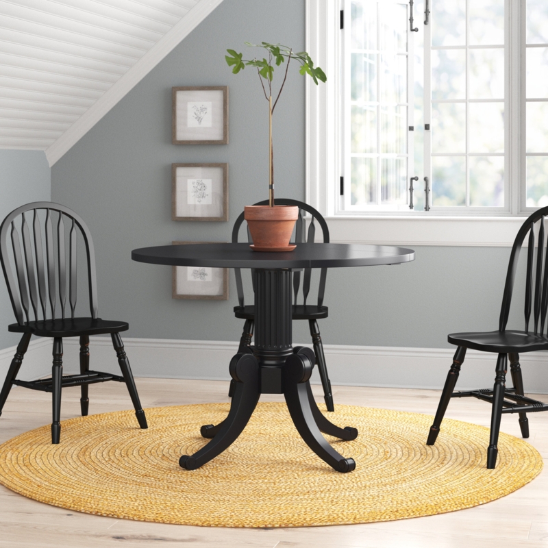 Drop-Leaf Extendable Dining Table