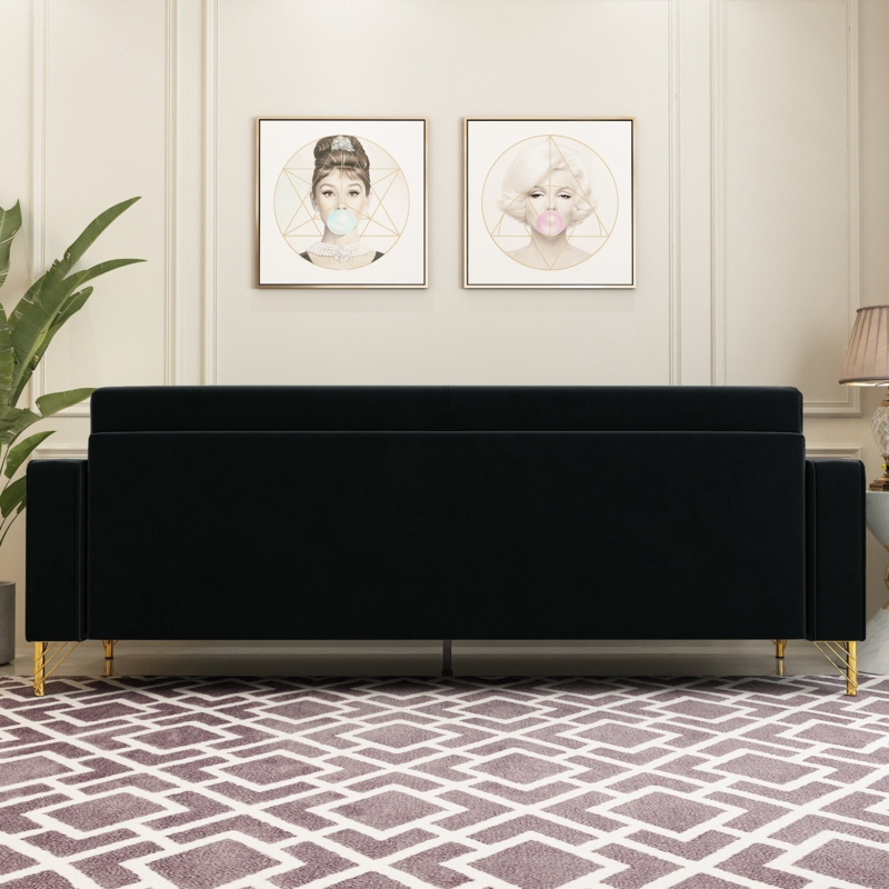 Aristocratic Sofa with Lumbar Pillows
