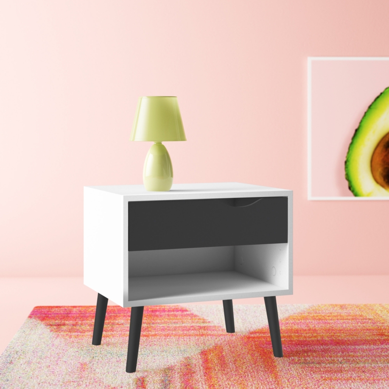 Scandinavian Style Modern Nightstand