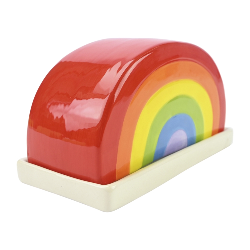 Rainbow-Shaped Butter Dish