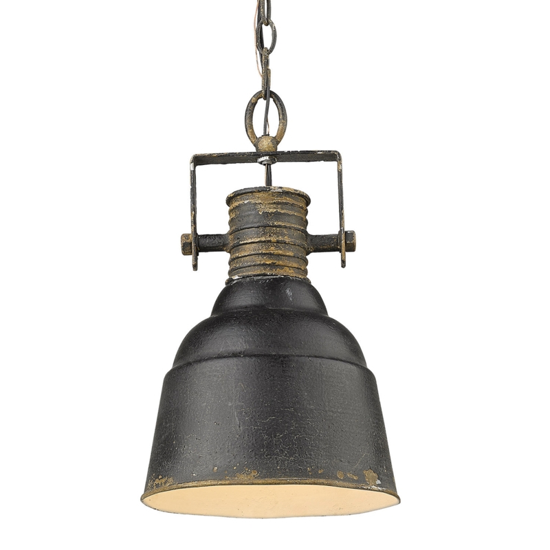 Industrial Farmhouse Two-Tone Pendant Light