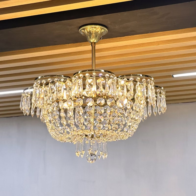 French Empire Crystal Chandelier