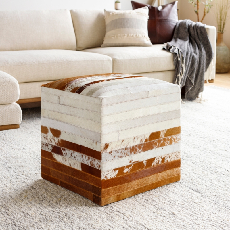 Lush Wild Pouf with Hidden Design