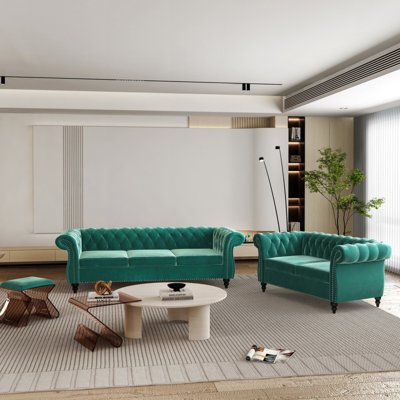 Contemporary Floor Lamp with Built-in Side Table