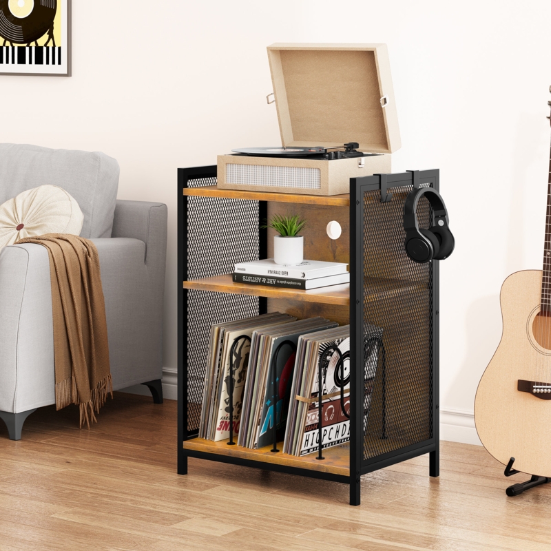 Adjustable Ladder Bookshelf with Drawer