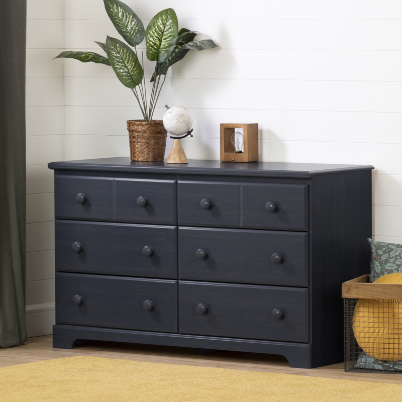 Six-Drawer Double Dresser