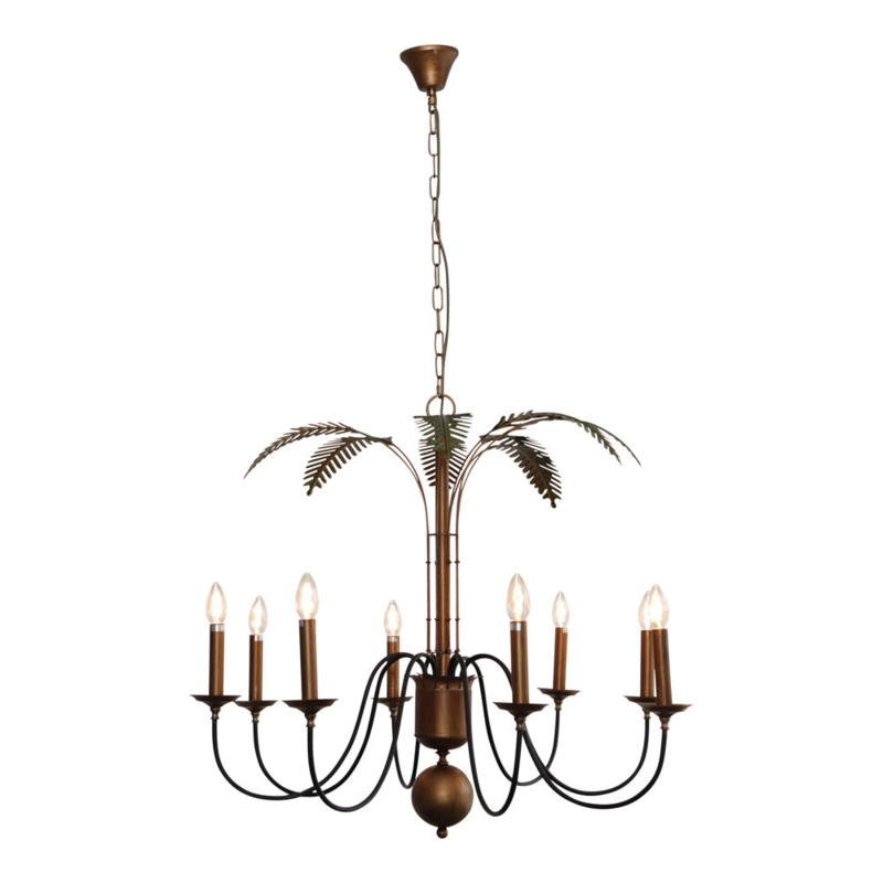 Playful Palm Tree Chandelier