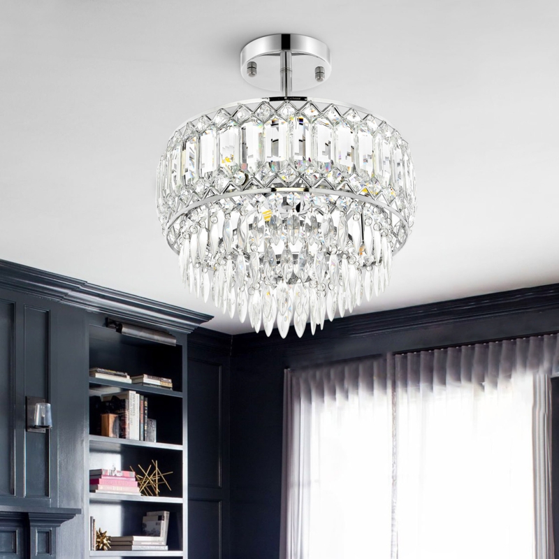 Petite 3-Light Crystal Chandelier