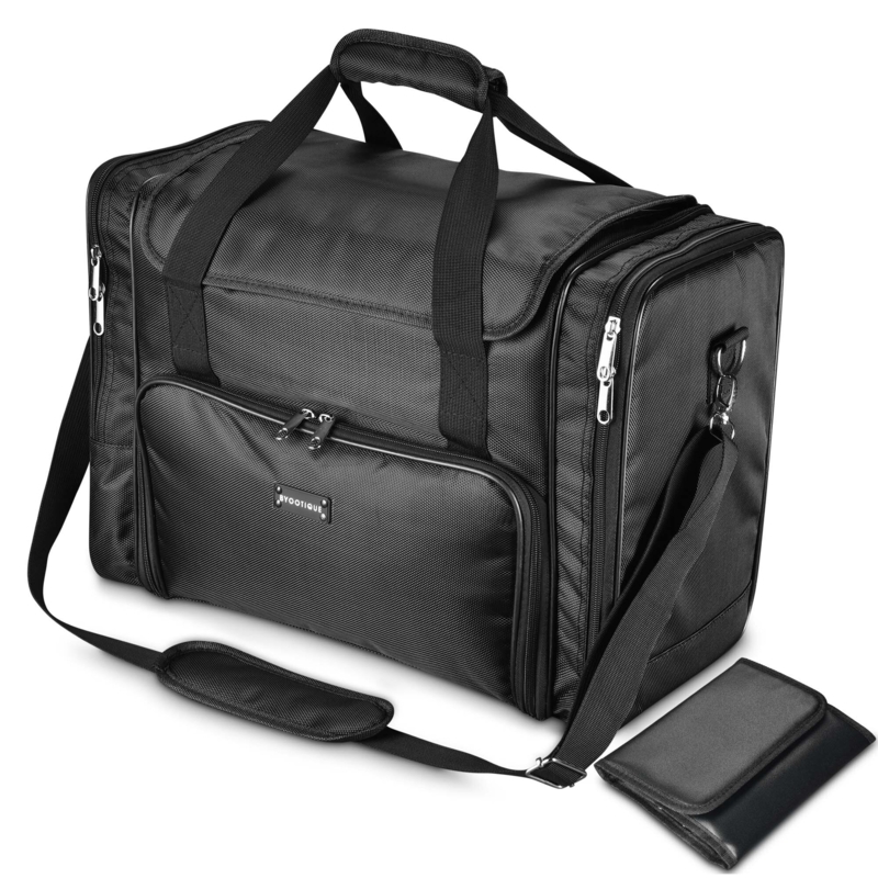 Large Makeup Bag with Multiple Partitions