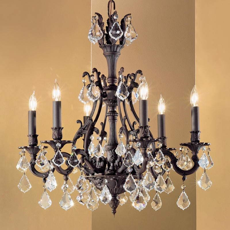 Elegant Old World Brass Chandelier