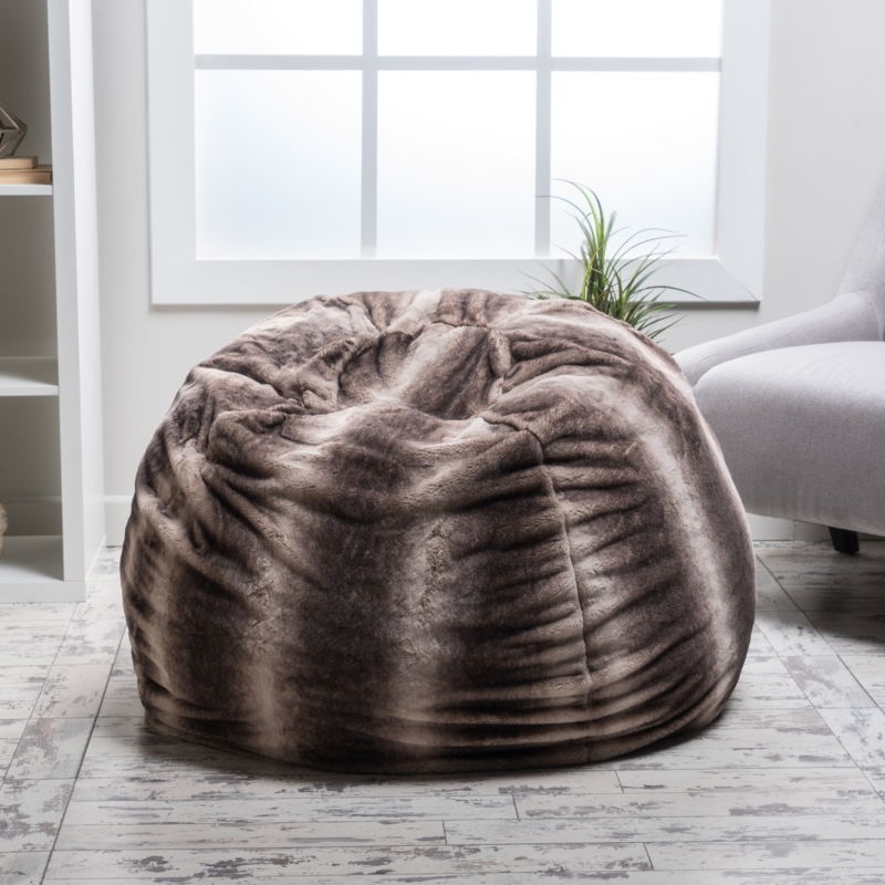 Faux Fur Bean Bag