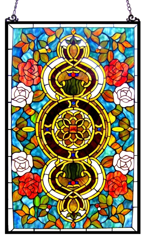 Romantic Window Glass Panel