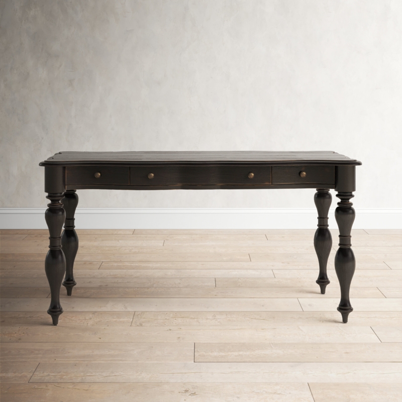 Traditional Turned-Leg Writing Desk