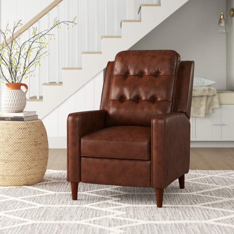 Genuine Leather Recliner Chair