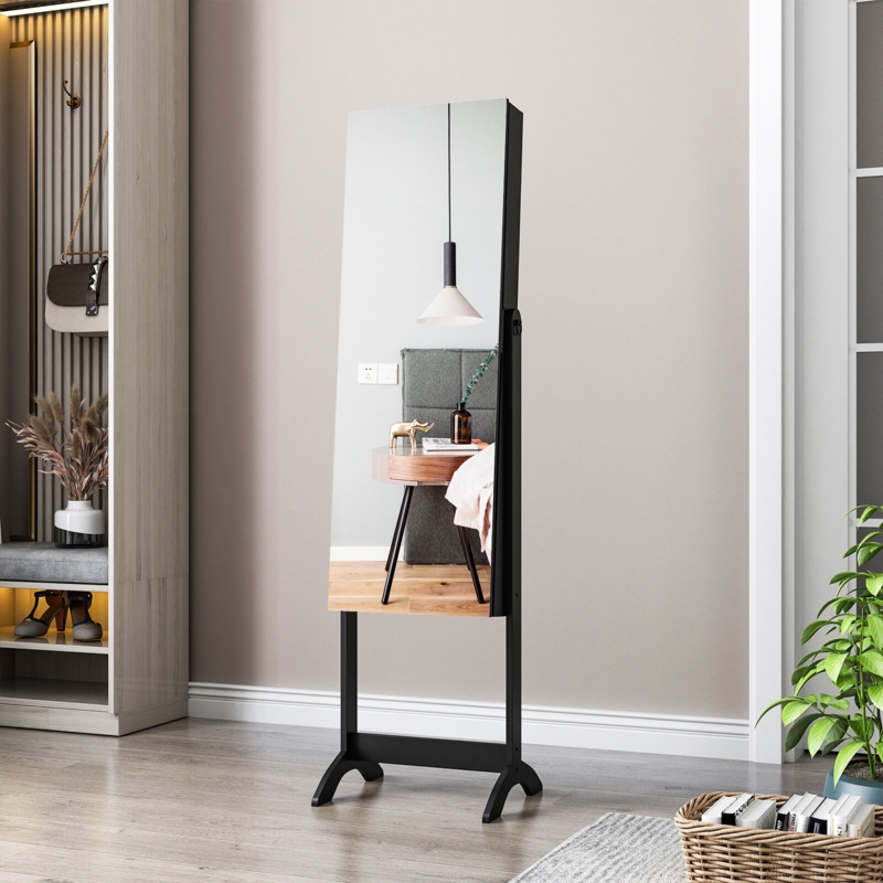 Charming Jewelry Cabinet with Mirror