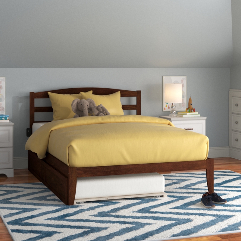 Standard Platform Bed with Trundle