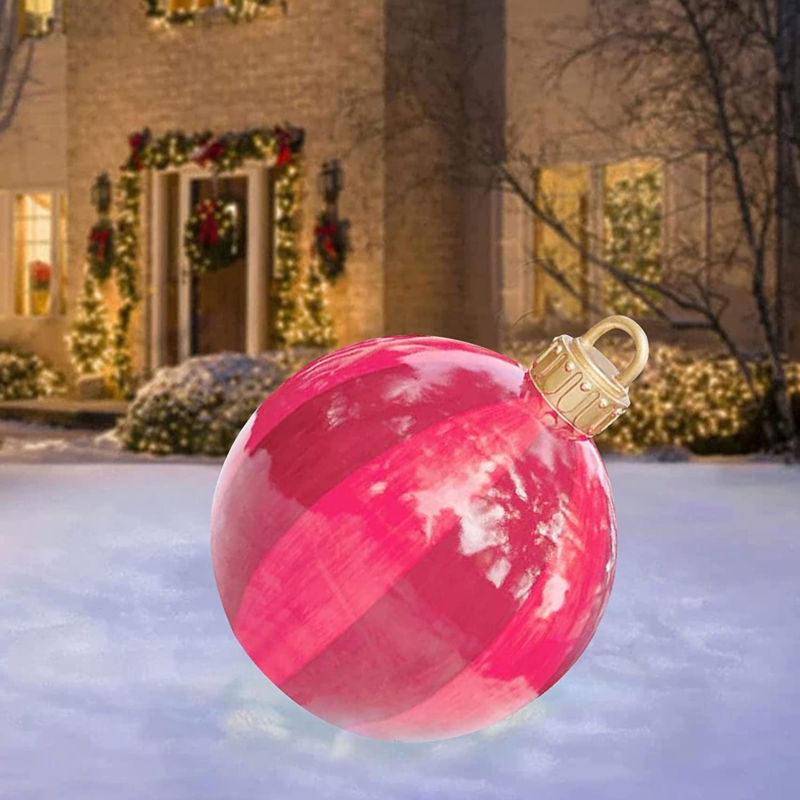 Christmas Inflatable Ball with Manual Inflator