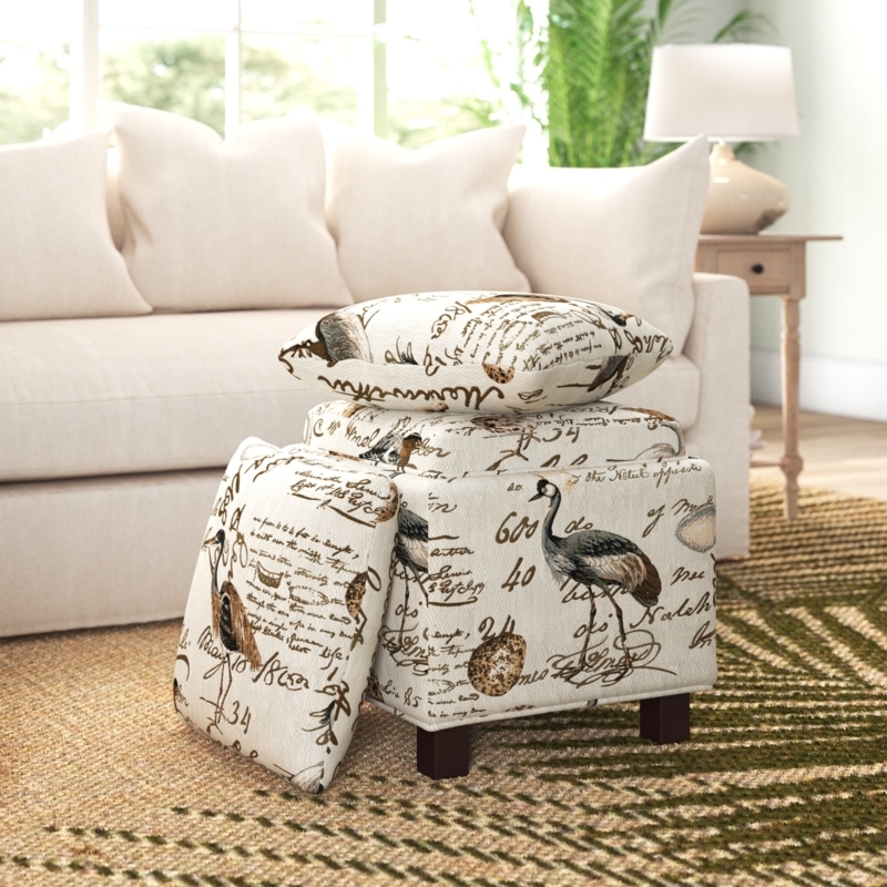 French Country Ottoman