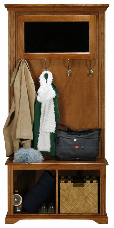 Oak Hall Tree Storage Bench