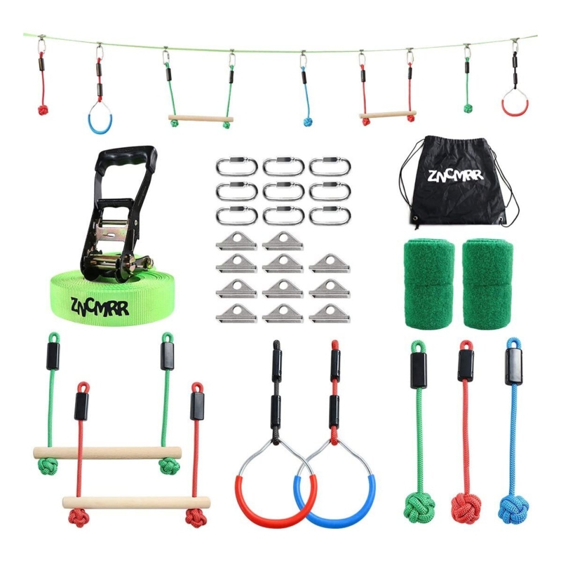 Slackline Training and Exercise Kit