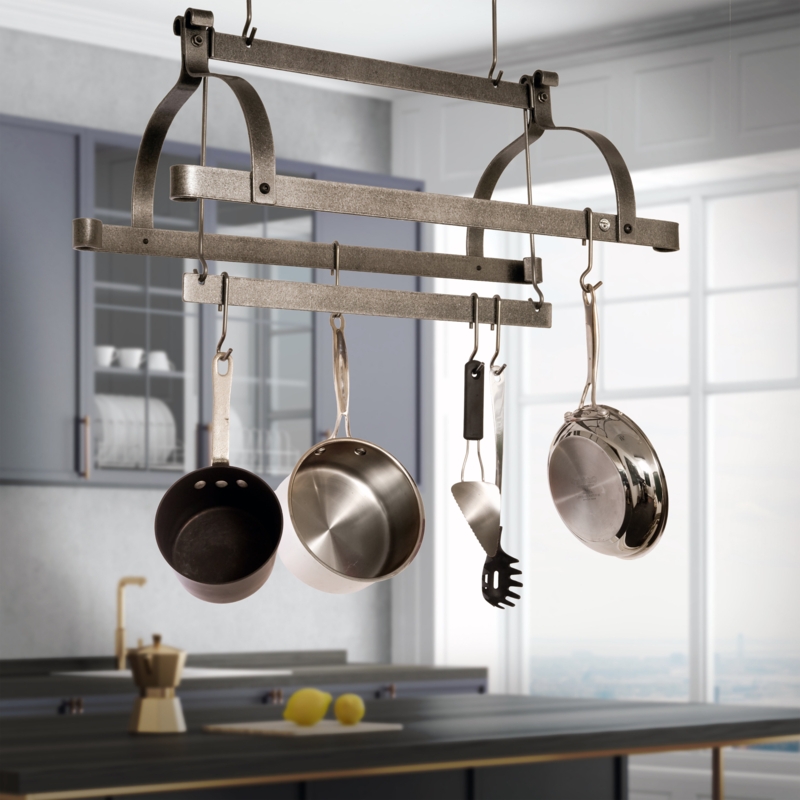 Three-Bar Ceiling Pot Rack