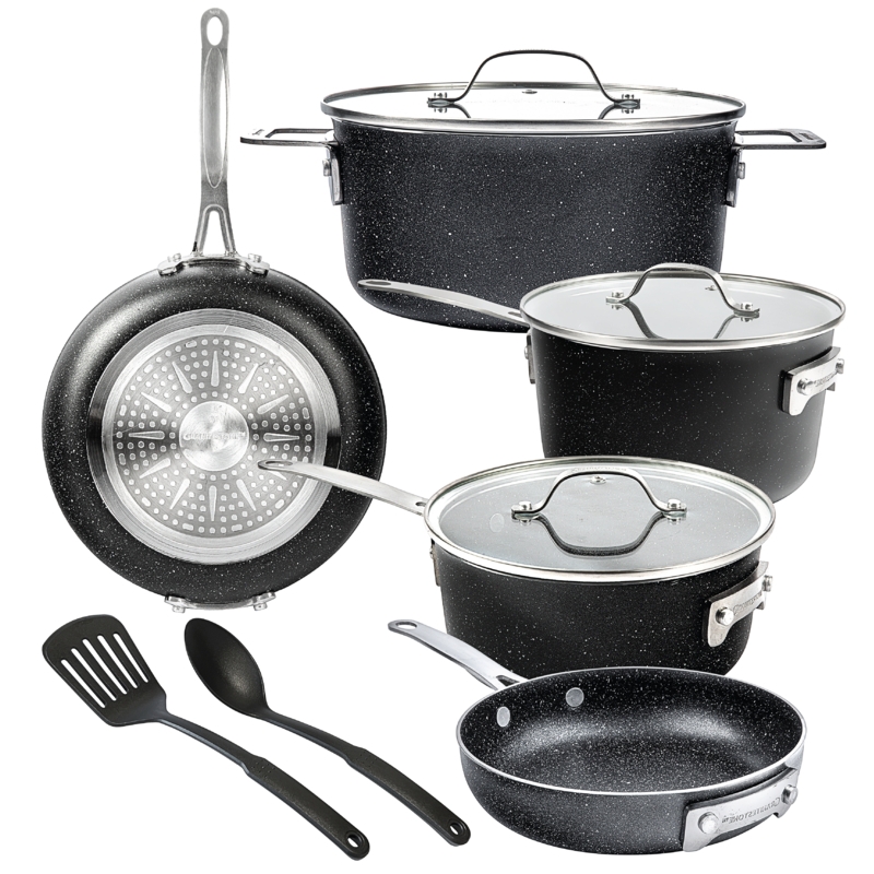 Ultimate Non-Stick Ceramic & Titanium Coated Cooking Surface
