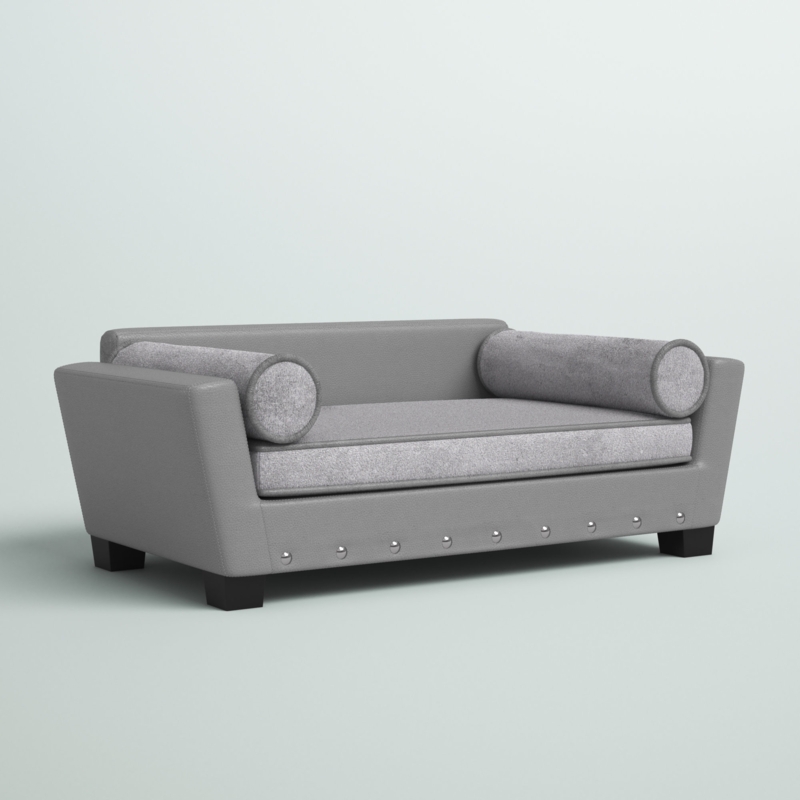 Modern Faux Leather Dog Sofa
