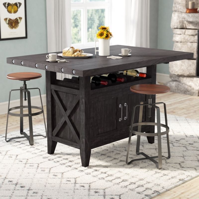 Counter-Height Dining Table with Storage