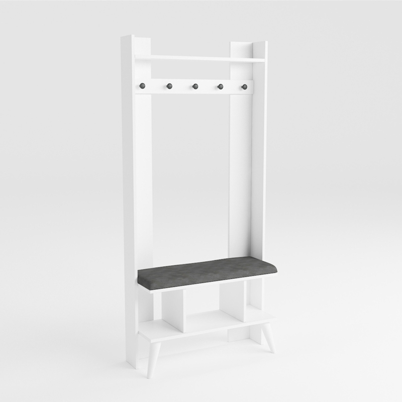 Industrial Bookshelf with Ladder