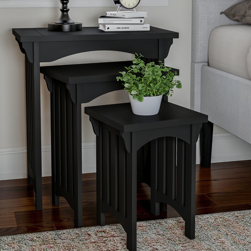 Chic Mid-Century Nesting Table Set