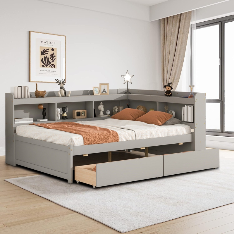 Wooden Daybed With Storage