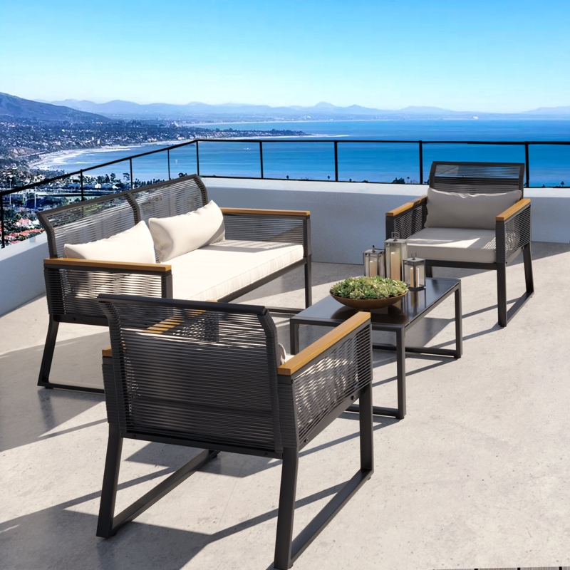 4-Person Outdoor Seating Group Set