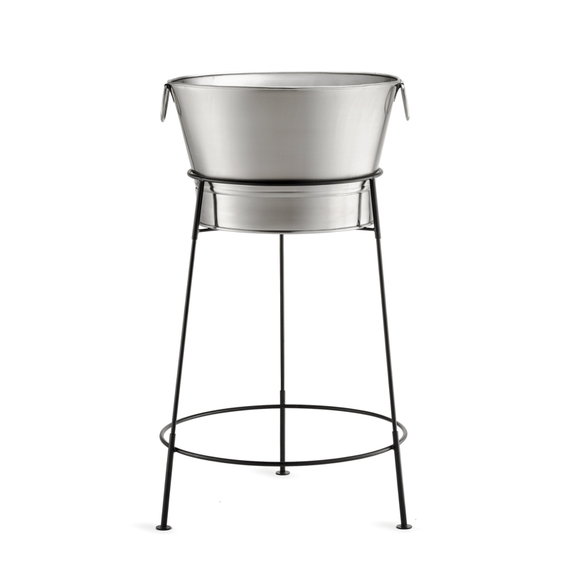 Stylish Brushed Beverage Tub