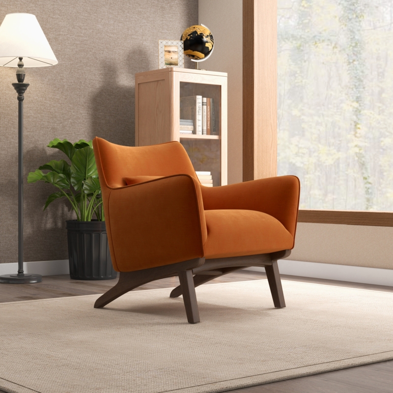 Mid-Century Modern Accent Armchair