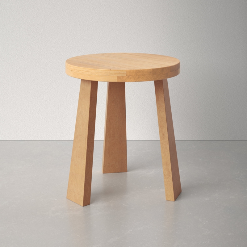 Mid-Century Multi-Purpose Wooden Stool