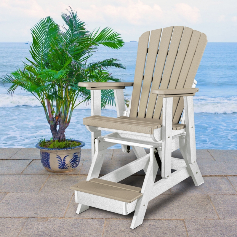 Outdoor Poly Resin Glider