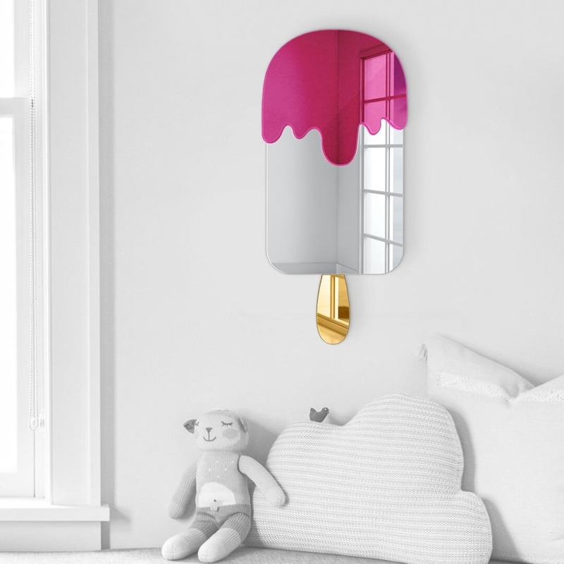 3D Ice Cream Silhouette Wall Art