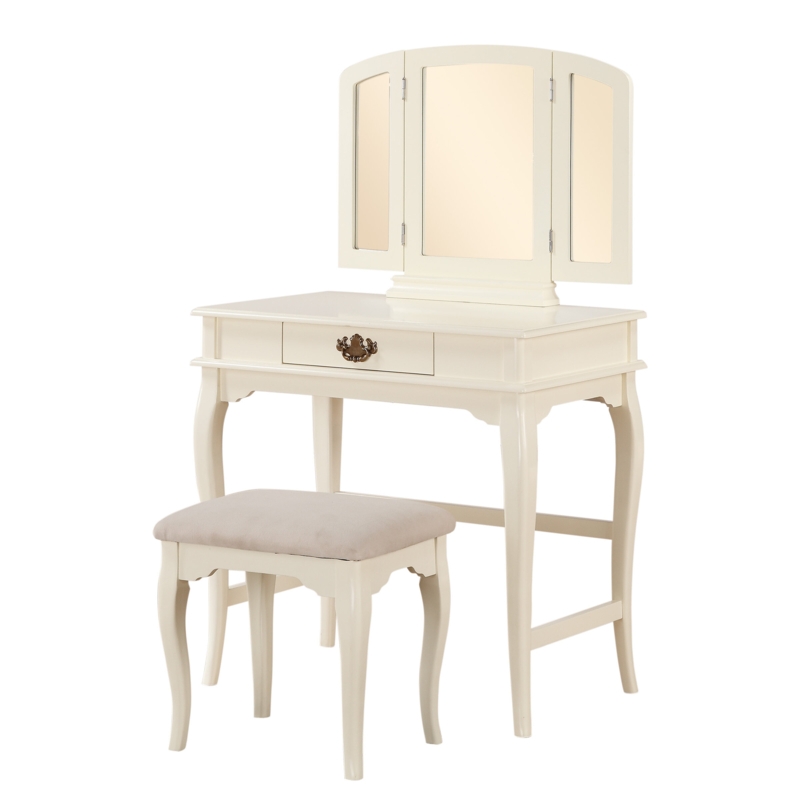 1 Drawer Vanity Set with Mirror