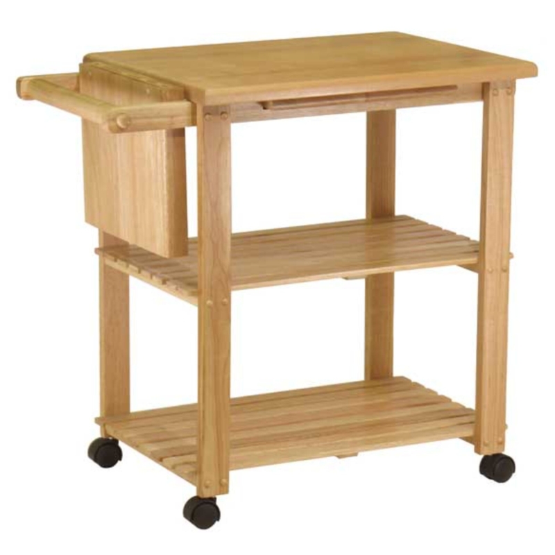 Utility Kitchen Cart with Cutting Board
