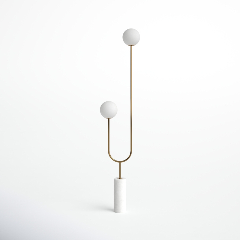 Contemporary Globe Floor Lamp