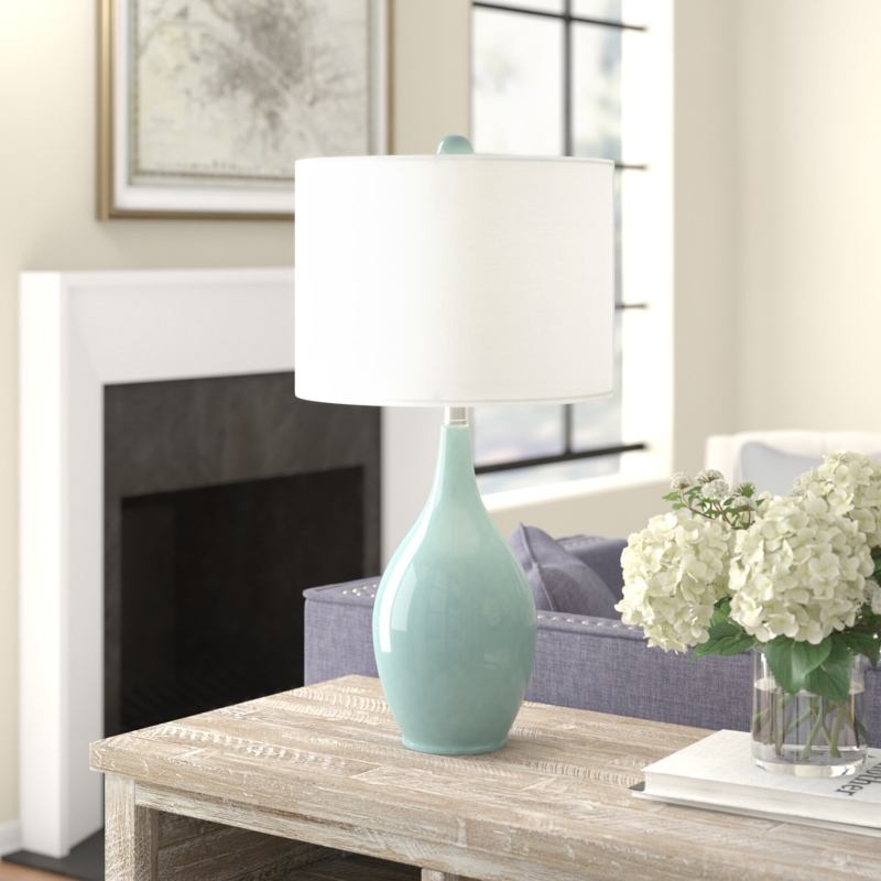 Ceramic Gourd Table Lamp