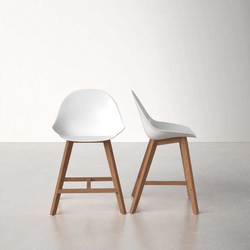 Contemporary Patio Bar Stool Set