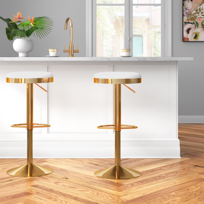 Glam Old Hollywood-Inspired Bar Stools