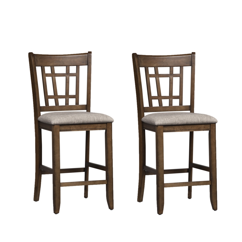 Mission-Style Barstool with Antique Honey Finish