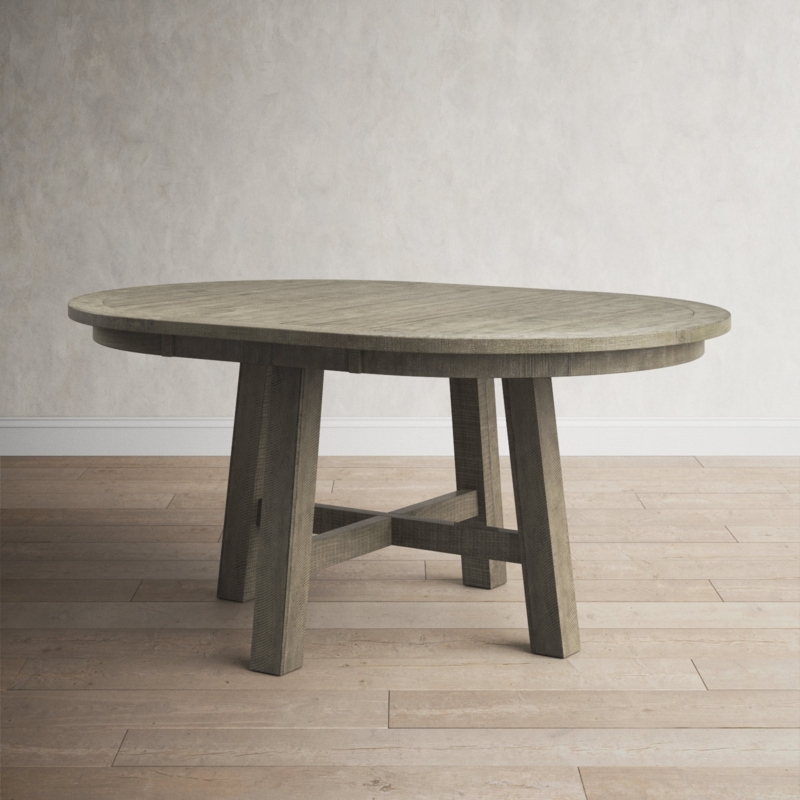 Rustic Pine Counter Height Dining Table with Extension