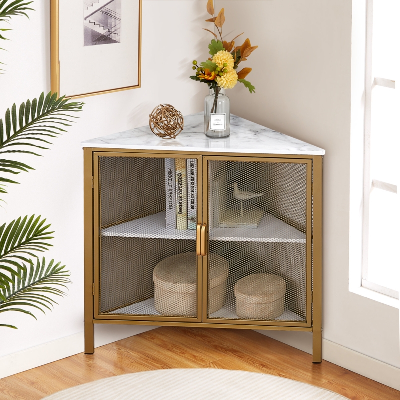 Corner Desk with Storage