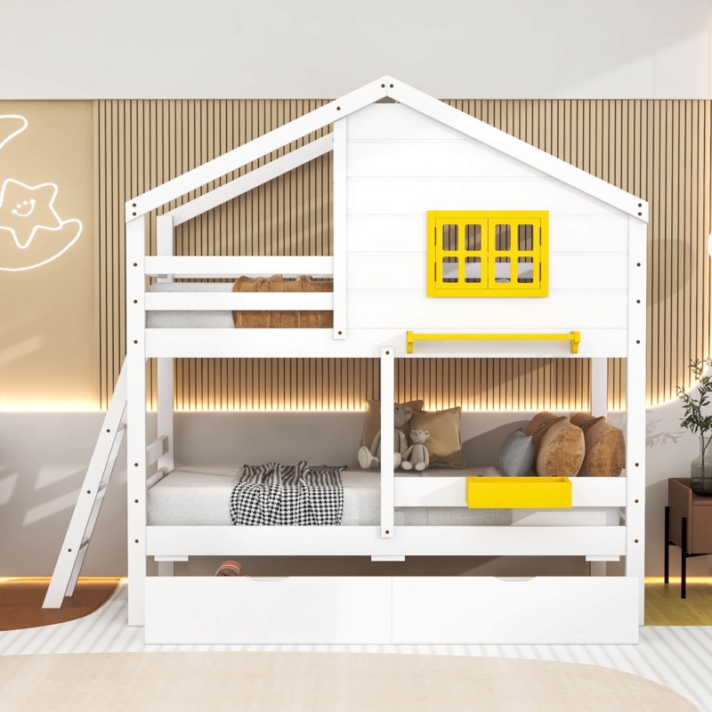 House Shaped Bunk Bed